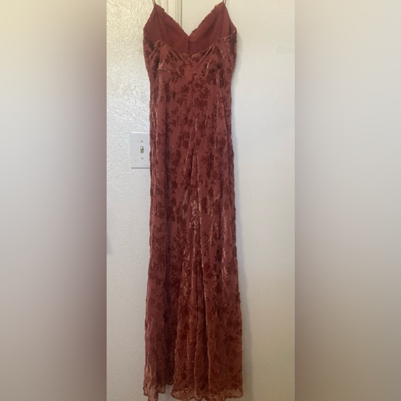 Anthropologie BHLDN x Jenny Yoo Rory Velvet Dress Gown - Picture 4 of 7